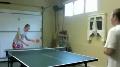 Un table de ping-pong pas très solide