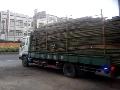Décharger un camion en Chine